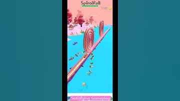 Spiral Roll normal vs reverse fantastic game 13 Satisfying Gameplay 51 Android mobile gaming #shorts