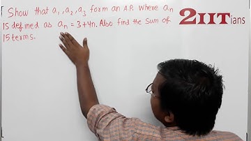 AP & GP Ex9.2 Q12 Class X ICSE | IIT JEE Show that a1, a2, a3, … form an A.P. where an is defined as