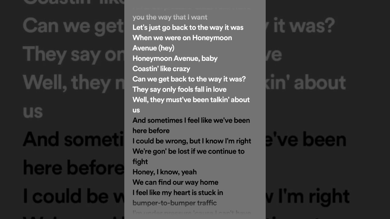 JL\u0026MACKEY - REARVIEW MIRROR LYRICS