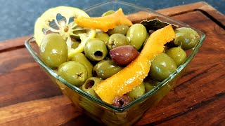#delicious    Marinated  olives | Easy Cooking | Cooking with Yarda