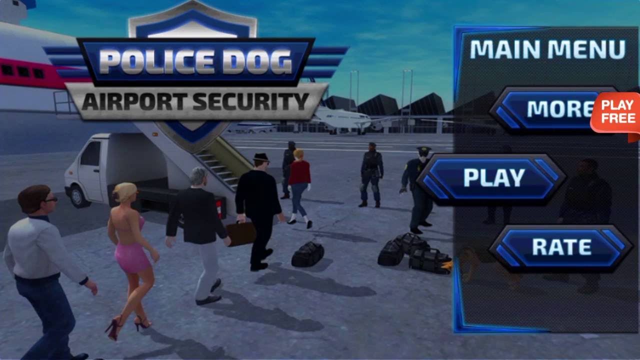 gaming logo Police Dog Airport Security 3D - Android Gameplay HD