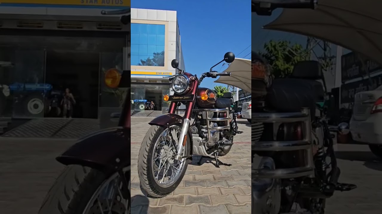 New Bullet 350 Maroon Colour 😍😍😍 The Standard Maroon New Launch Royal Enfield 2023 Next Generation