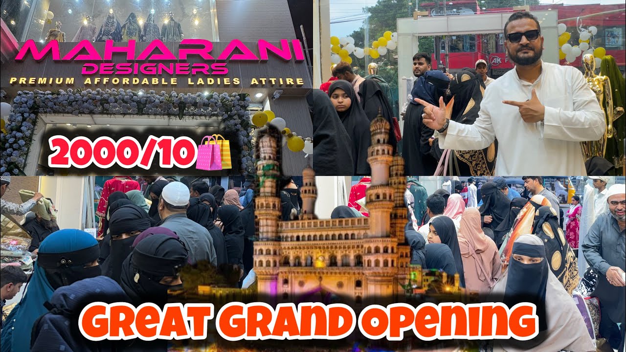 MAHARANI DESIGNER FALAKNUMA || Great Grand Opening Ceremony || 2000/10🛍️🔥” Lootlo Offer Start 