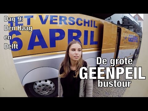 De GeenPeil-bus in Den Haag en Delft!