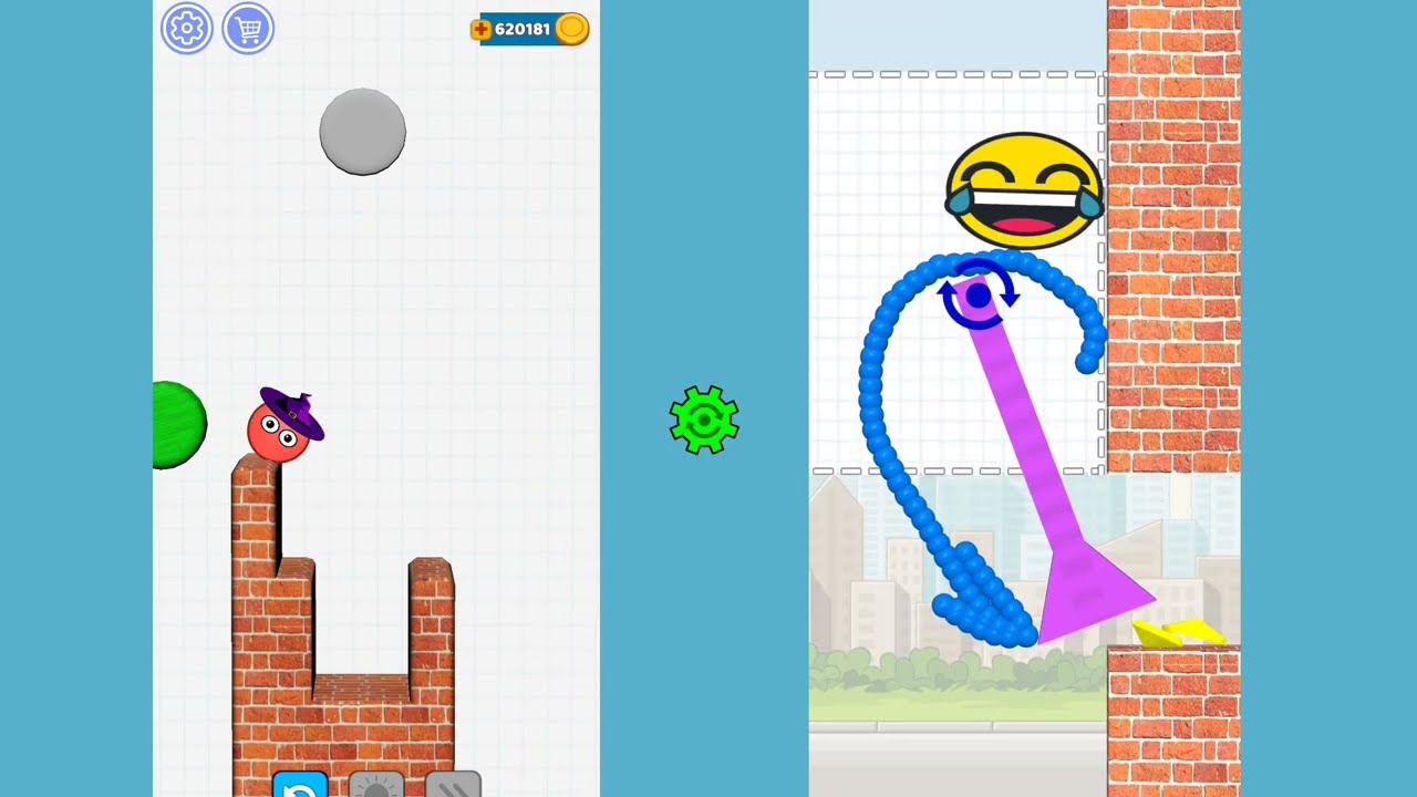 Hide Ball Logic puzzle Game / Draw To Smash Game / Level 6346 - 6677 Game / ASMR Gameplay