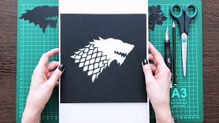 Paper Art Game of Thrones | Making of | Margaret Scrinkl screenshot 3