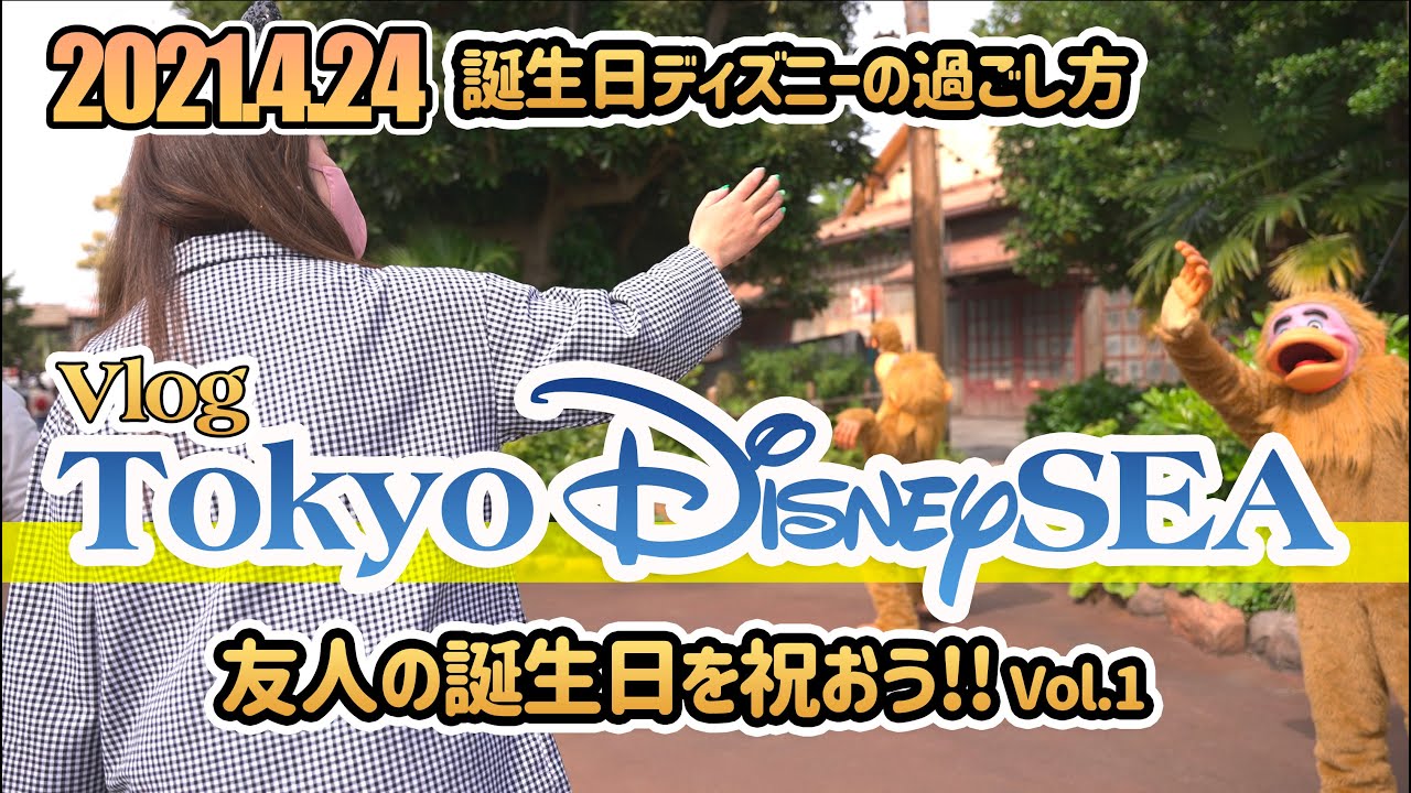 Vlog 友人の誕生日を祝おう 東京ディズニーシー 21 4 24 Youtube