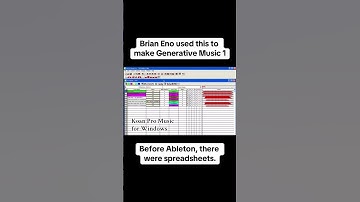 Before Ableton, there was Koan Pro Music for Windows.