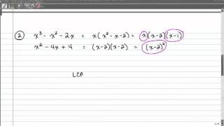 8-2 Adding and Subtracting Rational Expressions