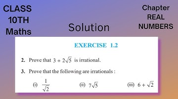 Real Numbers l Class 10 Maths | Ch-1 | Q.2 and Q.3 of exercise 1.2  l 2023-24