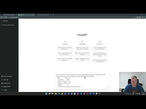 Using ChatGPT to create C# programs