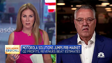 Motorola Solutions CEO Greg Brown On Raising Full Year Guidance We Have Room To Run