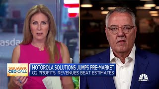 Motorola Solutions CEO Greg Brown on raising full-year guidance: We have room to run