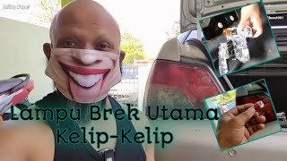 Brek Utama Belakang Waja Flashing | Lampu Brek Besar