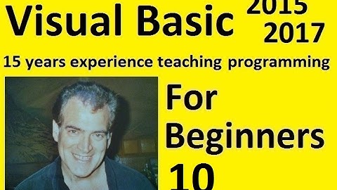Microsoft Visual Basic For Beginners, Sub, Function, ByVal, Return, #10