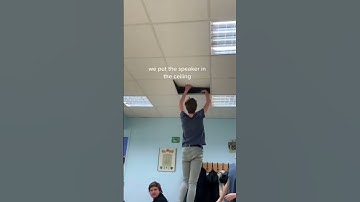 Thumbnail of BEST PRANK 🤣‼️#prank #teacher #reaction #school #students #bluetoothspeaker #popular