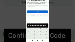 Facebook next process Confirmation Code #confirmation #code #facebook