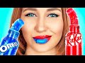 Челлендж «Синий vs красный» / Едим продукты 1 цвета 24 часа!