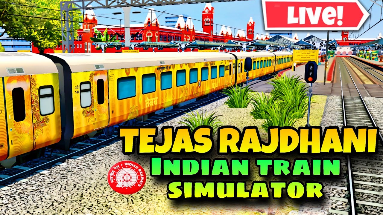 LIVE 🔴 Indian Train Simulator ; Real PC Graphics | Live Streaming Of STG GAMING