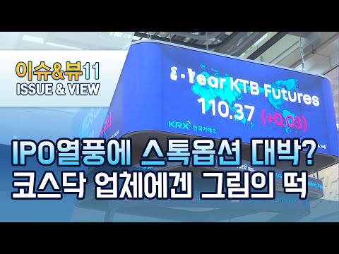 [MTN deep] IPO열풍에 <strong>스톡옵션</strong> 대박? 코스닥 업체에겐 그림의 떡  / 머니투데이방송 (뉴스)