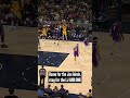 BLOCKED by Jax. AND ONE LeBron. #Lakers