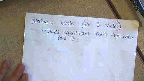 Geometry 12 2 Chords and Arcs