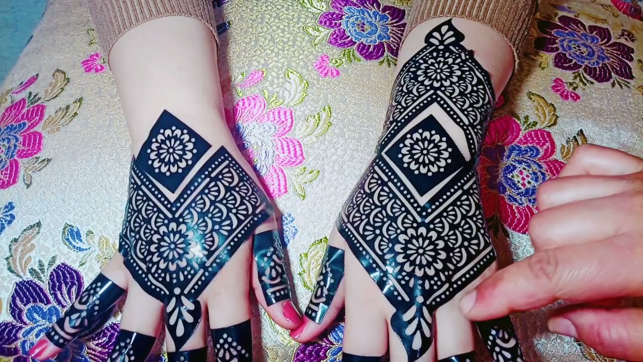 طريقة عمل الحناء بالسكوتش كيجي رائع و زوين