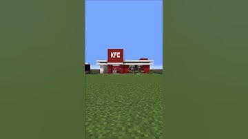 How I Built a Modern KFC In Minecraft 🍗🍟🥤 #minecraft #minecraftbuilding #minecrafttutorial