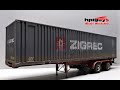 Fruehauf 40' Intermodal Semi Container Trailer 1/24 Scale Model Kit Build Review Weathering AMT1196