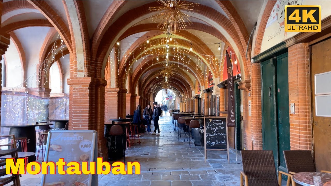 【4K】MONTAUBAN - South of France 🇫🇷 - Waling tour 4K