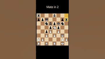 Chess puzzle. Mate in 2! Can you solve it?