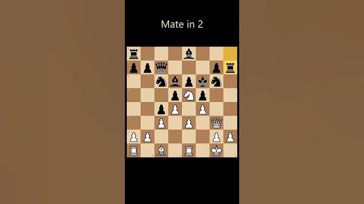 Chess puzzle. Mate in 2! Can you solve it?