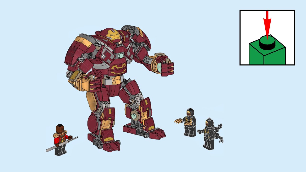LEGO Marvel 76247, Халкбастер: битва за Ваканду - инструкции по сборке