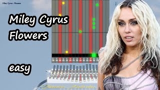 Kalimba tutorial:  Miley Cyrus - Flowers