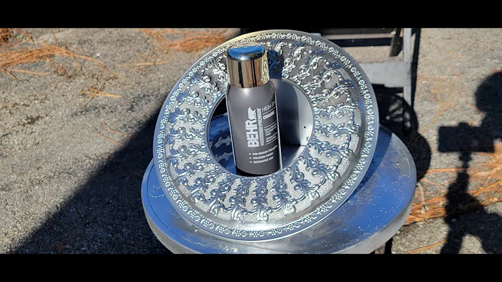 Behr Chrome Spray Paint Test
