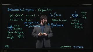 Applications of Integration: Surface Area - 05. Example 2, Part (b)