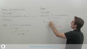[RévisionsBac.com] - Petit théorème de Fermat