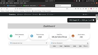 Inventory management with Django and Bootstrap