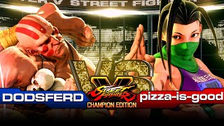 SFVCE: dodsferd (dhalsim) vs (ibuki) pizza-is-good