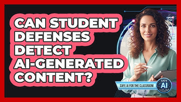 Can Student Defenses Detect AI-Generated Content?