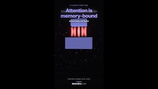 Why attention is memory-bound — FlashAttention #shorts