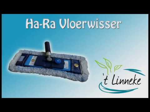 Corrupt kin Omleiding Vloerwisser, dweilstok Hara + schrobdweil en dweil. Geen rugpijn vloer.  Balai microfibre et manche - YouTube