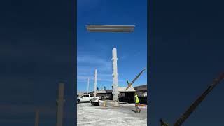 2025 putting up 4 floor of parking lot on the Logan Express Framingham ￼
