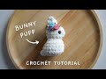 Nosew bunny rabbit crochet tutorial  easy quick  beginnerfriendly free amigurumi doll pattern