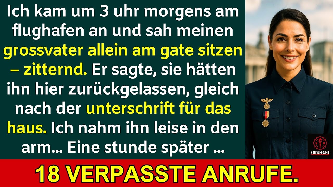 Meine Eltern ließen Opa am Flughafen zurück – nachdem er das Haus unterschrieben hatte. Aber...