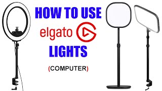 Elgato Lights Wireless Setup on Computer // Ring Light, Key Light, Key Light Air in Control Center