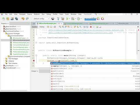BiFunction in Java 8 | Functional Interface Explained with Examples