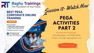 Pega Activities Methods| Pega Trainings | PEGA CSA | PEGA CSSA | Pega Tutorials for Beginners | CLSA