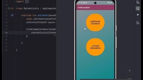 CRUD Android 2025 con Sqlite Crear Base de Datos Parte 3