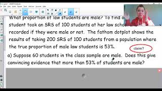 Using Simulation to establish is a result is probable (AP St